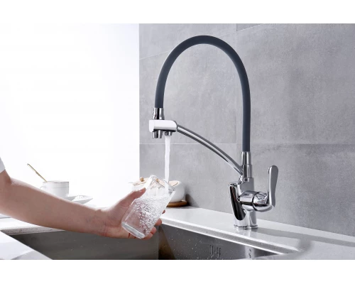 108.058 Gray Смеситель для кухни