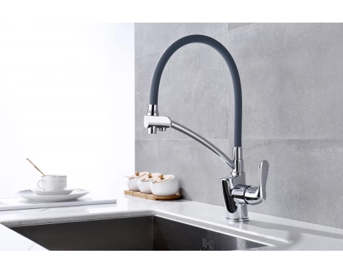108.058 Gray Смеситель для кухни