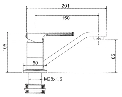 11.061 Смеситель для раковины