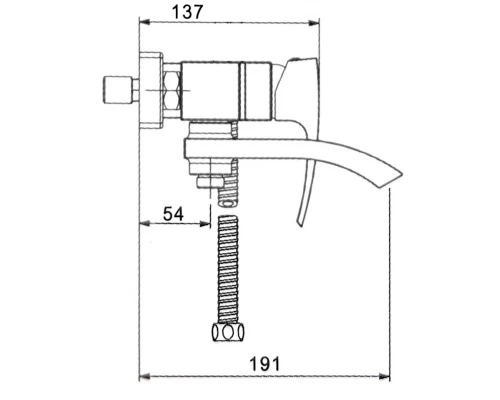 10.106 Смеситель для ванны