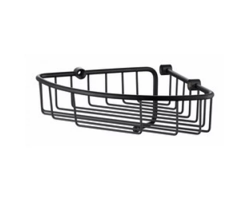 Полка настенная угловая KAISER 214*214*60 103 Black/латунь KH-5012