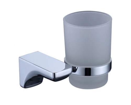 Держатель для стакана настенный стекло KAISER хром цинк KH-1505