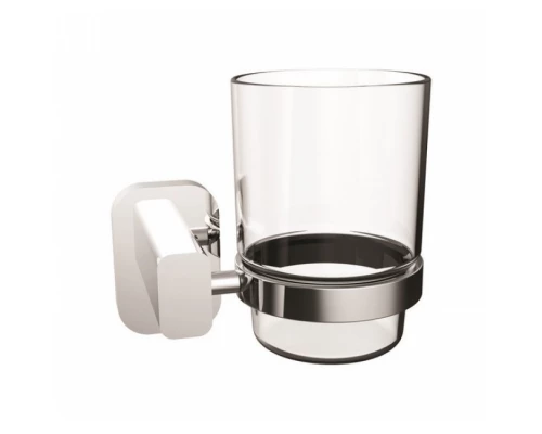 Держатель для стакана настенный стекло KAISER хром латунь KH-2045