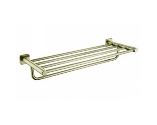 Полка для полотенец с держателем KAISER бронза цинк KH-4709