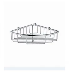 Полка настенная угловая KAISER 214*214*60103 Chrome/латунь KH-5010