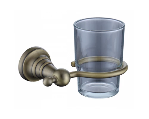 Держатель для стакана настенный стекло KAISER бронза латунь KH-4205