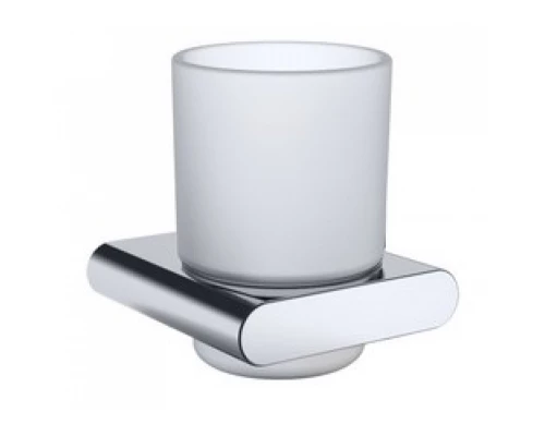 Держатель для стакана настенный стекло KAISER хром латунь+цинк KH-2705