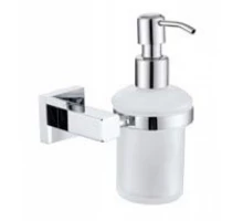 Дозатор для жидкого мыла KAISER настенный стекло хром латунь KH-2310