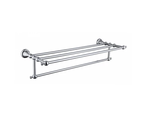 Полка для полотенец с держателем KAISER хром латунь KH-2209