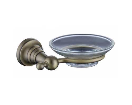 Мыльница стекло KAISER бронза латунь KH-4203