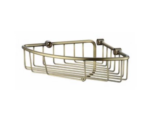 Полка настенная угловая KAISER 214*214*60 103 Bronze/латунь KH-5011