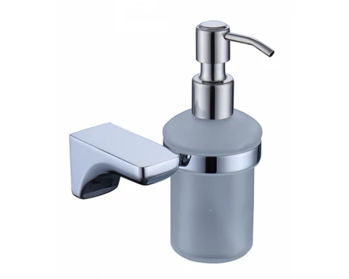 Дозатор для жидкого мыла KAISER настенный стекло хром цинк KH-1510