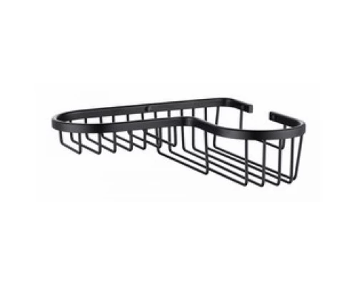 Полка настенная угловая KAISER 215*235*60 30 Black/латунь KH-5032