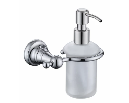 Дозатор для жидкого мыла KAISER настенный стекло хром латунь KH-2210