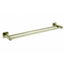 Полотенцедержатель прямой 2-х уровневая KAISER бронза цинк KH-4708