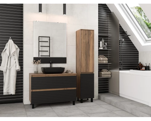 Шкаф - пенал Brevita Dakota - 35 универсальный правый