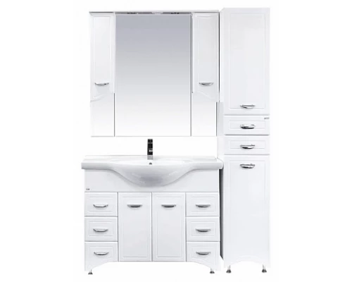 Шкаф - пенал Misty Дрея - 35 Пенал 2 ящ.+ Б/К белая эмаль прав. Э-Дре05035-01К2ЯП