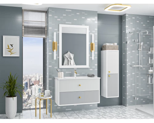 Тумба под раковину Brevita Анастейша - 100 подвесная