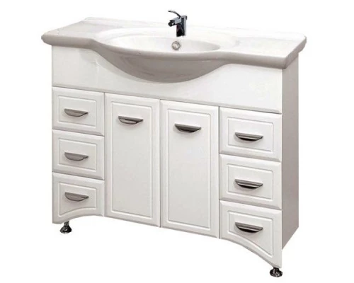 Тумба под раковину Misty Дрея -105 Тумба 6 ящ. Э-Дре01105-016Я