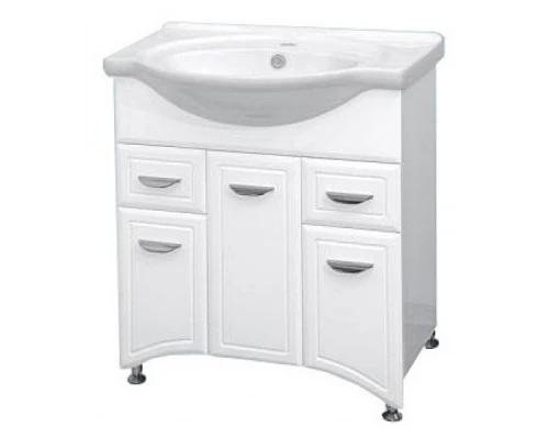 Тумба под раковину Misty Дрея- 76 Тумба с2 ящ. Э-Дре01076-012Я