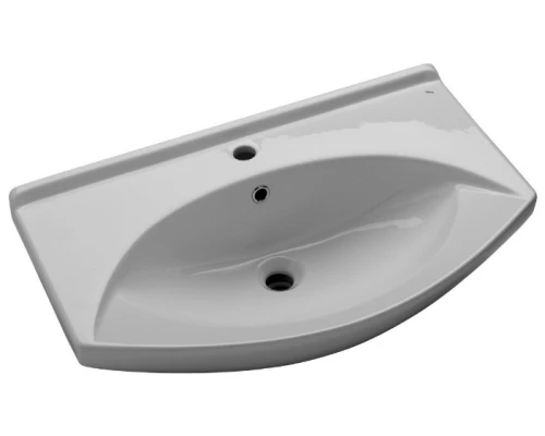 Тумба с раковиной Misty Джулия 85 тумба подвесная синяя Л-Джу01085-1110По