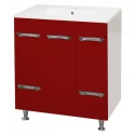 Тумба под раковину Misty Кристи -75 Тумбас 2-мя ящ. +Б/К бордовая П-Кри01075-101К2Я Тумба под раковину Misty Кристи -75 Тумбас 2-мя ящ. +Б/К бордовая П-Кри01075-101К2Я