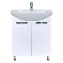 Тумба под раковину Misty Лаванда - 70 Тумба прямая белая Э-Лав01070-011Пр