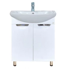 Тумба под раковину Misty Лаванда - 70 Тумба прямая белая Э-Лав01070-011Пр