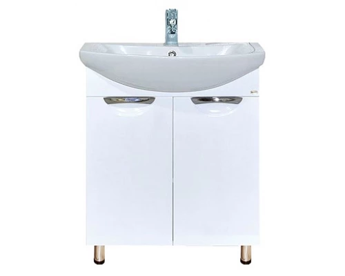 Тумба под раковину Misty Лаванда - 70 Тумба прямая белая Э-Лав01070-011Пр