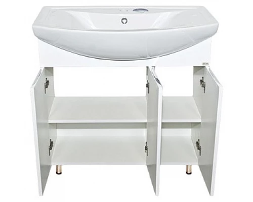 Тумба под раковину Misty Лаванда-80 Тумба прямая белаяЭ-Лав01080-011Пр