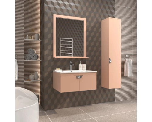 Тумба под раковину Misty Сахара - 60 подвесная песочная Пр-Сах06060-0511По