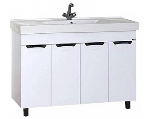 Тумба под раковину Misty София - 120 Тумба прямая белая эмаль П-Соф01120-011Пр