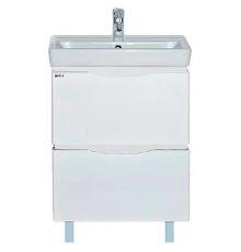 Тумба под раковину Misty Венера 60 с 2-мя ящиками белая П-Внр01060-012Я