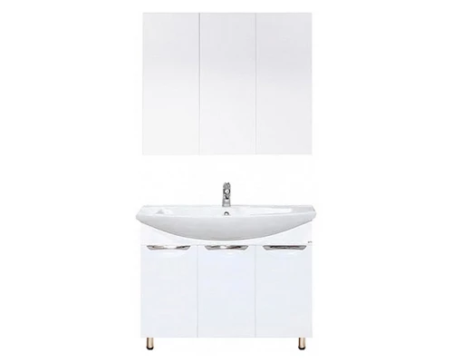 Тумба под раковину Misty Лаванда-80 Тумба прямая белаяЭ-Лав01080-011Пр