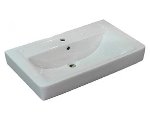 Тумба под раковину Misty Венера 80 с 2-мя ящиками белая П-Внр01080-012Я