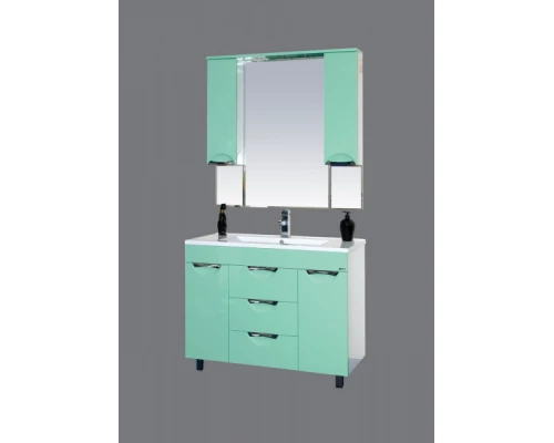 Тумба под раковину Misty Кристи 105 C салатовая П-Кри01105-071