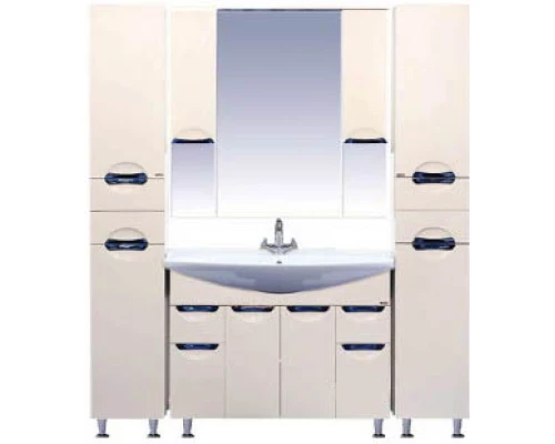 Тумба под раковину Misty Орхидея- 105 Тумба 2 ящ. бежевая эмаль П-Орх01105-0312Я