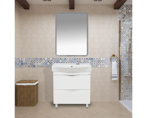 Зеркало Misty 3 Неон -Зеркало LED600х800 сенсор на корпусе (с круглыми углами)