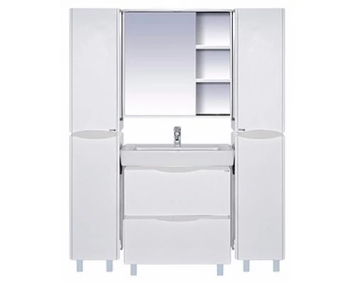 Зеркальный шкаф Misty Венера- 80 Зеркало-шкаф лев. со светом белое П-Внр04080-01СвЛ