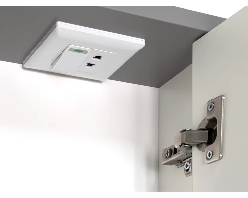 Зеркальный шкаф Brevita Balaton - 100 (комбинированный)