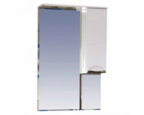 Зеркальный шкаф Misty Петра 75 R белый П-Пет04075-011СвП