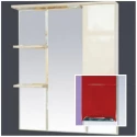 Зеркальный шкаф Misty Петра 90 R красный П-Пет04090-041СвП