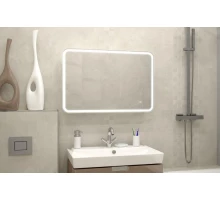 Зеркальный шкаф Misty Токио - 900х530 LED с розеткой МВК010