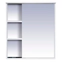 Зеркальный шкаф Misty Венера- 70 Зеркало-шкаф прав. со светом белое П-Внр04070-01СвП