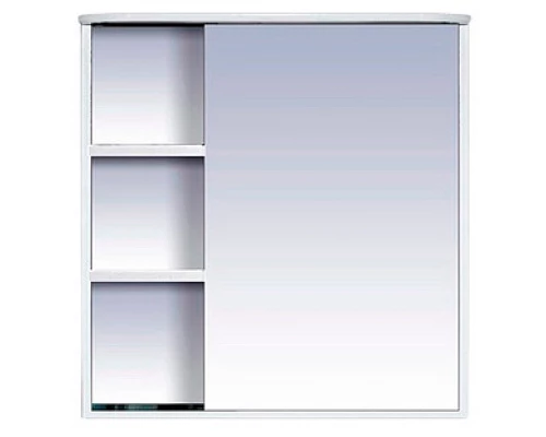 Зеркальный шкаф Misty Венера- 80 Зеркало-шкаф прав. со светом белое П-Внр04080-01СвП