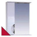 Зеркальный шкаф Misty Жасмин - 55 Зеркало - шкаф L красный П-Жас02055-042СвЛ
