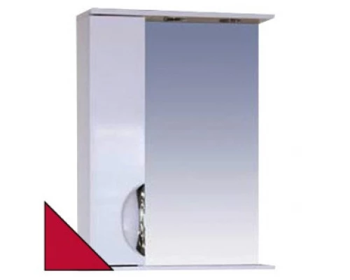 Зеркальный шкаф Misty Жасмин - 55 Зеркало - шкаф L красный П-Жас02055-042СвЛ