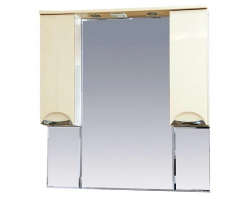 Зеркальный шкаф Misty Жасмин 95 бежевый П-Жас02095-031Св
