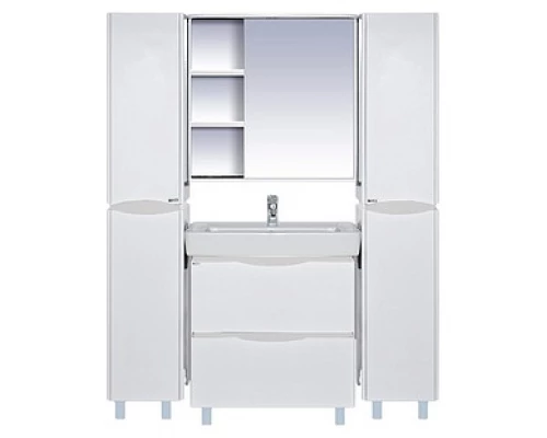 Зеркальный шкаф Misty Венера- 80 Зеркало-шкаф прав. со светом белое П-Внр04080-01СвП