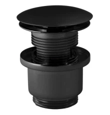 Донный клапан Paffoni ZSCA050NO, с переливом, черный